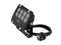 Eurolite LED IP-FL-8 3000 K 30° PAR LED-schijnwerper Aantal LEDs: 8 x 1 W Zwart - thumbnail