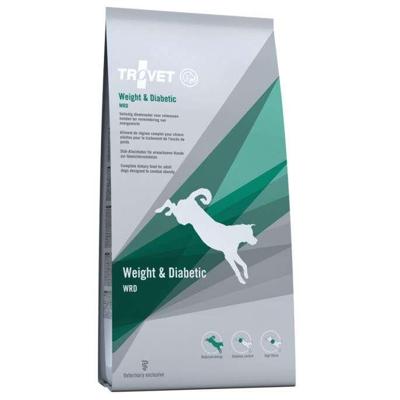 TROVET Weight & Diabetic WRD Chicken - droog hondenvoer - 12,5kg