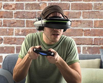 Vuzix iWear Video-hoofdtelefoon (ondersteunt video-2d/3d, 16: 9, USB, 1280 x 720 pixels) zwart