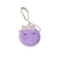 Unicorn Schoudertas Fluffy Paars - thumbnail