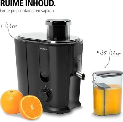 Brabantia BBEK1123BK Sapcentrifuge Zwart