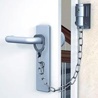 Basi 6500-0011 Deurketting afsluitbaar Zilver - thumbnail
