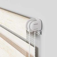 VidaXL Zebra rolgordijn 65x230 cm stofbreedte 60,9 cm marmerbeige - thumbnail