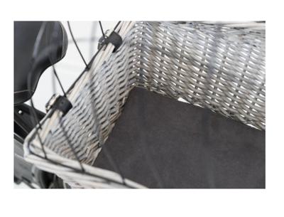 TRIXIE FIETSMAND BAGAGEDRAGER MET ROOSTER GRIJS 55X35X49 CM TRIXIE FIETSMAND BAGAGEDRAGER MET ROOSTER GRIJS 55X35X49 CM