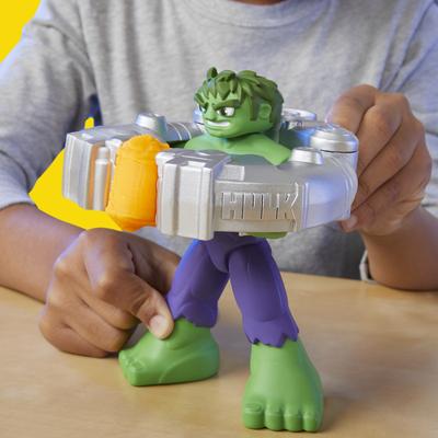 Play-Doh Hulk Crushes Everything, boetseerkleiset met Hulk-beeldje, vanaf 4 jaar, Marvel Play-Doh Hulk Crushes Everything, boetseerkleiset met Hulk-beeldje, vanaf 4 jaar, Marvel