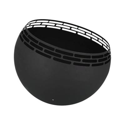 Esschert Design vuurplaats bolvormig strepen zwart Esschert Design vuurplaats bolvormig strepen zwart