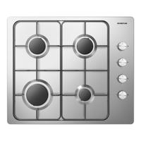 Inventum IKG6011 Gas kookplaat Zwart - thumbnail