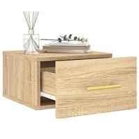 Nachtkastje wandgemonteerd 35x35x20 cm sonoma eikenkleurig - thumbnail