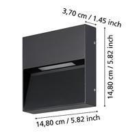 Eglo Zwarte trapverlichtingMaruggio vierkant - buiten - 900889 - thumbnail