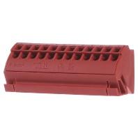WAGO 812-103 Aansluitblok Rood 10 stuk(s)