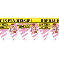 Afzetlint Geboorte Meisje - thumbnail