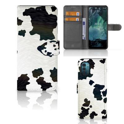 Nokia G11 | G21 | Telefoonhoesje | Met pasjeshouder | Koeienvlekken