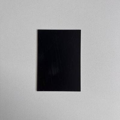 Folie 52x74 mm zwart - krijtfolie A8