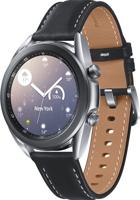Samsung Galaxy Watch 3 Smartwatch Bluetooth, behuizing 41 mm staal, lederen band, valherkenning, sportbewaking, accu 247 mAh, IP68, zilver (Mystic Silver) [Italiaanse versie] - thumbnail