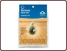 Edelsteen Hanger Sterrenbeeld Weegschaal - Agaat Mos