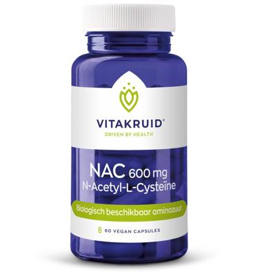 Vitakruid NAC 600 mg N-Acetyl-L-Cysteïne 60