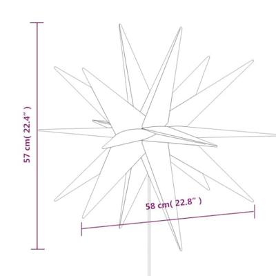 VidaXL Kerstlampen met grondpin en led's 3 st 57 cm rood VidaXL Kerstlampen met grondpin en led's 3 st 57 cm rood