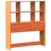 Bedframe zonder matras massief grenenhout wasbruin 75x190 cm - thumbnail