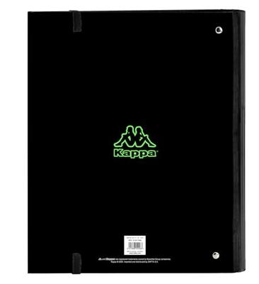 Ringmap Kappa Black Groen Zwart 27 x 32 x 3.5 cm