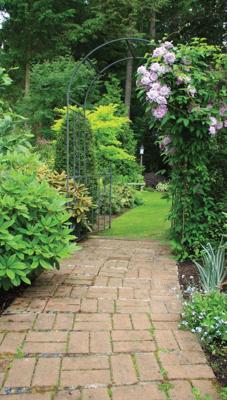 Tuinpad 70x130cm Tuinschilderij Customize-it - Customize it