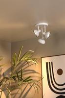 Lucide SENSAS - Plafondspot - Ø 25,8 cm - 3xGU10 (ES111) - Wit - thumbnail