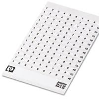 Phoenix Contact 0804280:0001 Klemmarkering Wit 10 stuk(s) - thumbnail