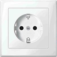 Merten MEG2300-1419 Wandcontactdoos System M Polar-wit 1 stuk(s) - thumbnail
