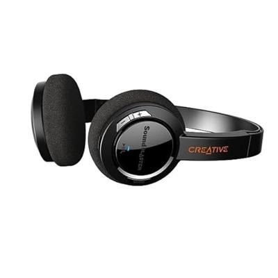 Sound Blaster JAM V2 on-ear lichtgewicht Bluetooth 5.0 draadloze hoofdtelefoon met USB-C, aptX Low Latency, aptX HD, Multipoint-connectiviteit, spraakdetectie en ruisonderdrukking, 22 uur batterijduur