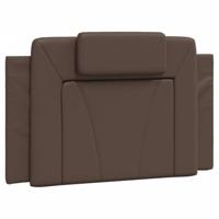 Bedframe "Viana" zonder matras kunstleer bruin 90x190 cm - thumbnail