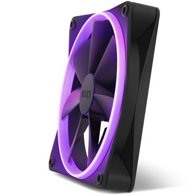 NZXT F140RGB - 140mm RGB Fans - Single - Black NZXT F140RGB - 140mm RGB Fans - Single - Black