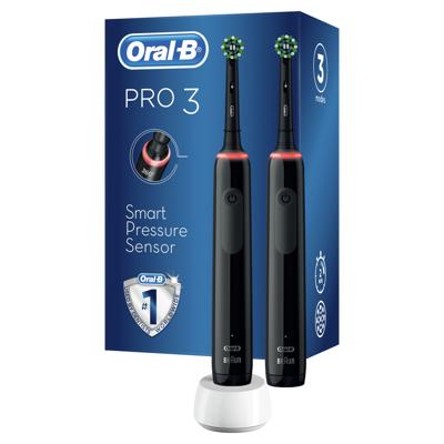Oral-B Pro 3 - 3900 - Zwarte Elektrische Tandenborstel Ontworpen Door Braun Oral-B Pro 3 - 3900 - Zwarte Elektrische Tandenborstel Ontworpen Door Braun
