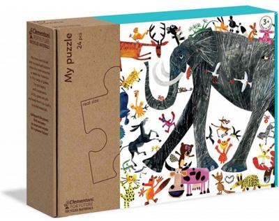 Clementoni legpuzzel Eco olifant 24 stukjes Clementoni legpuzzel Eco olifant 24 stukjes