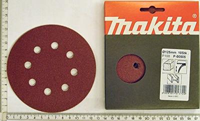 Makita P-43561 Schuurschijf red v. 125mm. K100 VE=10 - thumbnail
