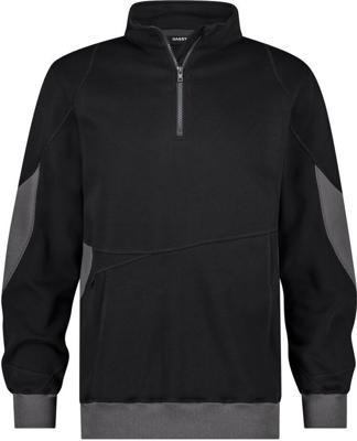 DASSY sweater hyrax next zwart/antraciet l