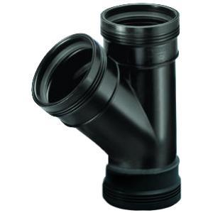 PP t-stuk 45 graden manchet - 110 mm PP t-stuk 45 graden manchet - 110 mm