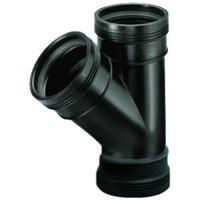 PP t-stuk 45 graden manchet - 110 mm - thumbnail