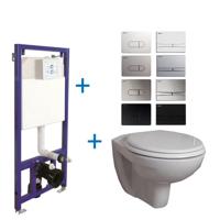 Toiletset Budget Set 02 B&W Compact Met B&W Drukplaat - thumbnail