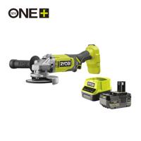 Ryobi RAG18125-1C40S | ONE+ | 18V | Li-ion | accu haakse slijper | set | 1x 4,0Ah accu | in tas | 125mm 5133005643 - thumbnail