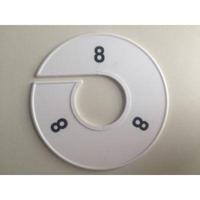 Maatring 11cm wit/zwart 8 - thumbnail