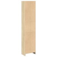 Boekenkast 40x24x176 cm bewerkt hout sonoma eikenkleurig - thumbnail