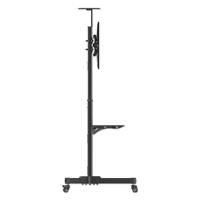 Manhattan Trolley voor TV's en monitoren, voor schermen 37"-65", VESA-compatibiliteit: van 200x200 tot 600x400 mm (controleer de afmetingen van de vier montagegaten aan de achterzijde), max. 40 kg, zwart - thumbnail