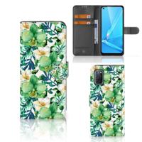 OPPO A72 | OPPO A52 Hoesje Orchidee Groen - thumbnail