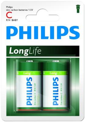 Philips Philips Longlife Engelse staaf R14 bl.a2 3111010 Philips Philips Longlife Engelse staaf R14 bl.a2 3111010