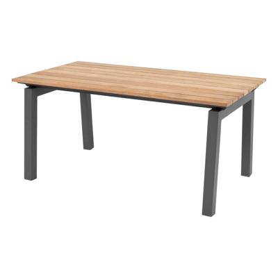 Taste Salix High Coffee Tafel Teak Antracite 120 x 64 x 55 cm 4SO - 4so