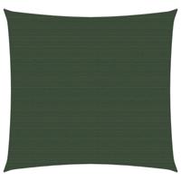 VidaXL Zonnezeil 160 g/m² 2x2 m hdpe donkergroen - thumbnail