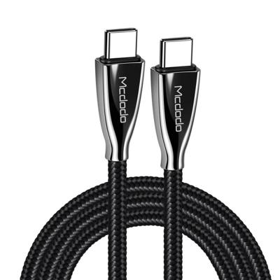 Mcdodo CA-5891 Excellence Series 3A type-C naar type-C kabel lengte: 2m (zwart)