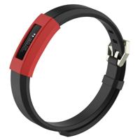 Intelligent draagbaar apparaat effen kleur silicone horloge beschermende case voor FITBIT Alta/HR (rood) - thumbnail