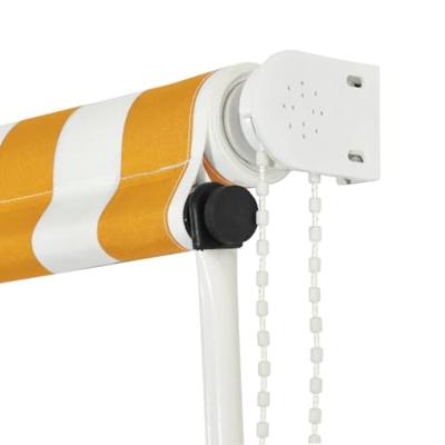 VidaXL Luifel uittrekbaar 300x150 cm geel en wit