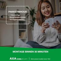 AXA Deurdranger (model 7505) grijs: voor deuren tot 60 kg met instelbare sluitsnelheid en eindslag - 750503491 - thumbnail