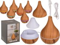 Houten Diffuser - Luchtbevochtiger - 120ml met LED - USB oplaadbaar - thumbnail